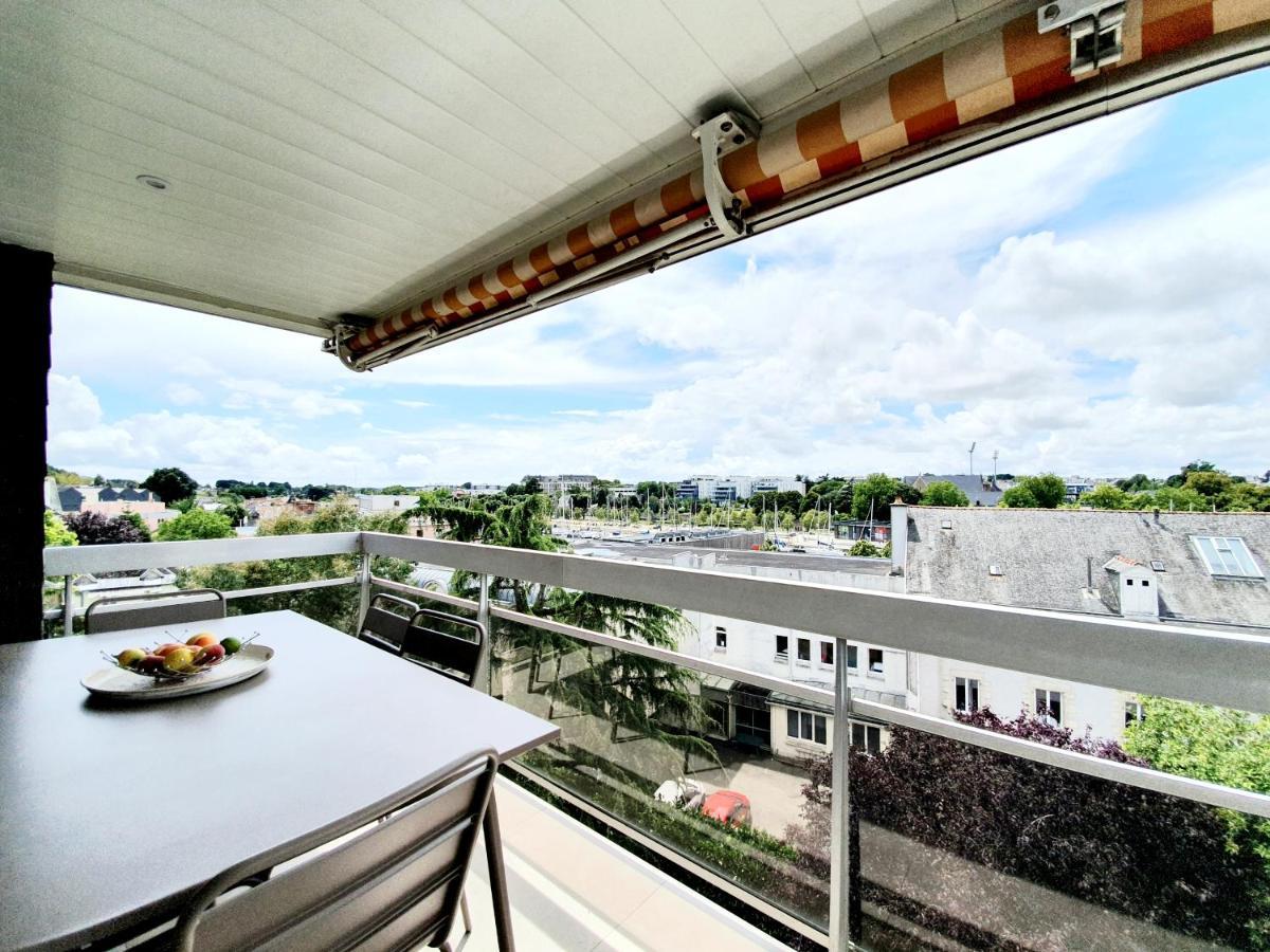 Grand Appartement De Standing Avec Terrasse Vue Port Au Centre De Vannes Exterior foto