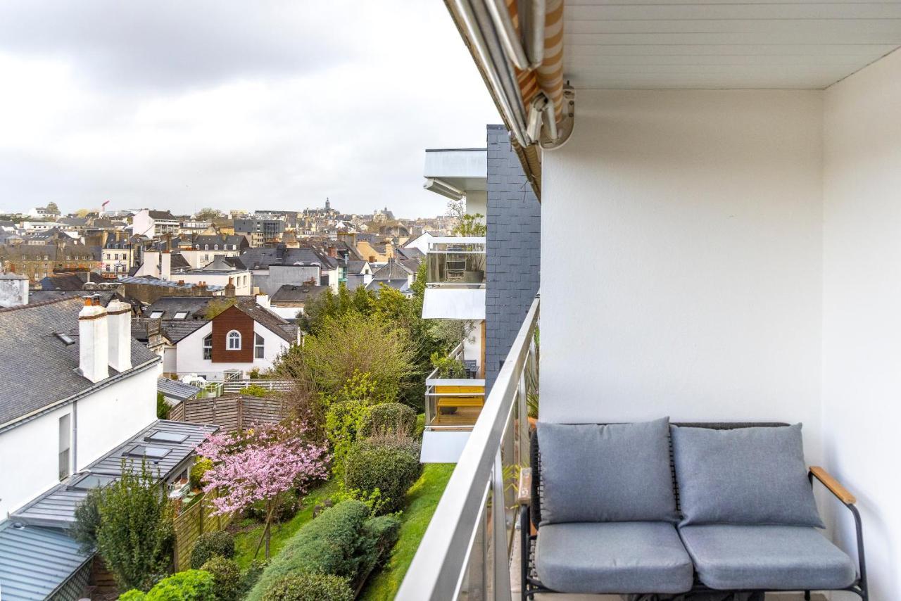Grand Appartement De Standing Avec Terrasse Vue Port Au Centre De Vannes Exterior foto