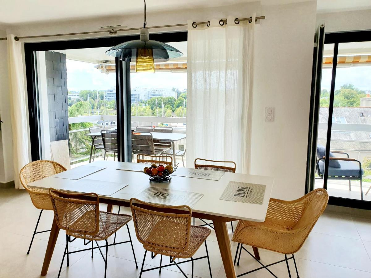 Grand Appartement De Standing Avec Terrasse Vue Port Au Centre De Vannes Exterior foto
